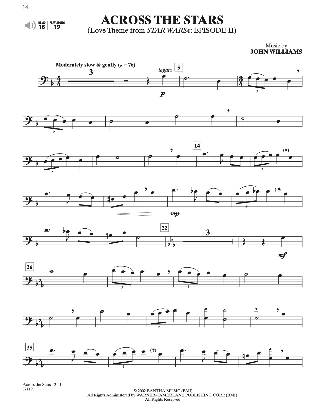 Star Wars Instrumental Solos (Movies I-VI), Trombone - Image 3
