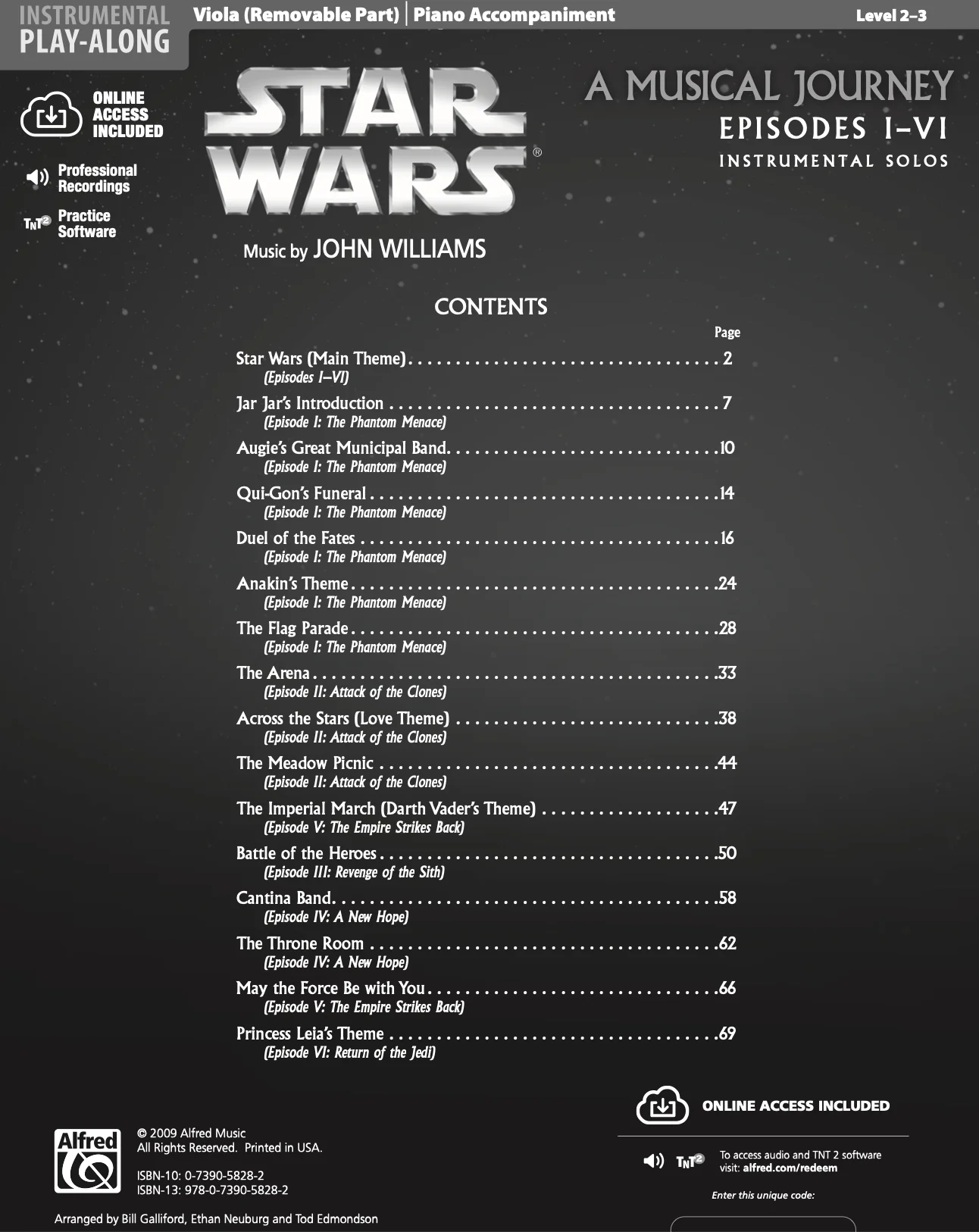 Star Wars Instrumental Solos (Movies I-VI), Viola - Image 2