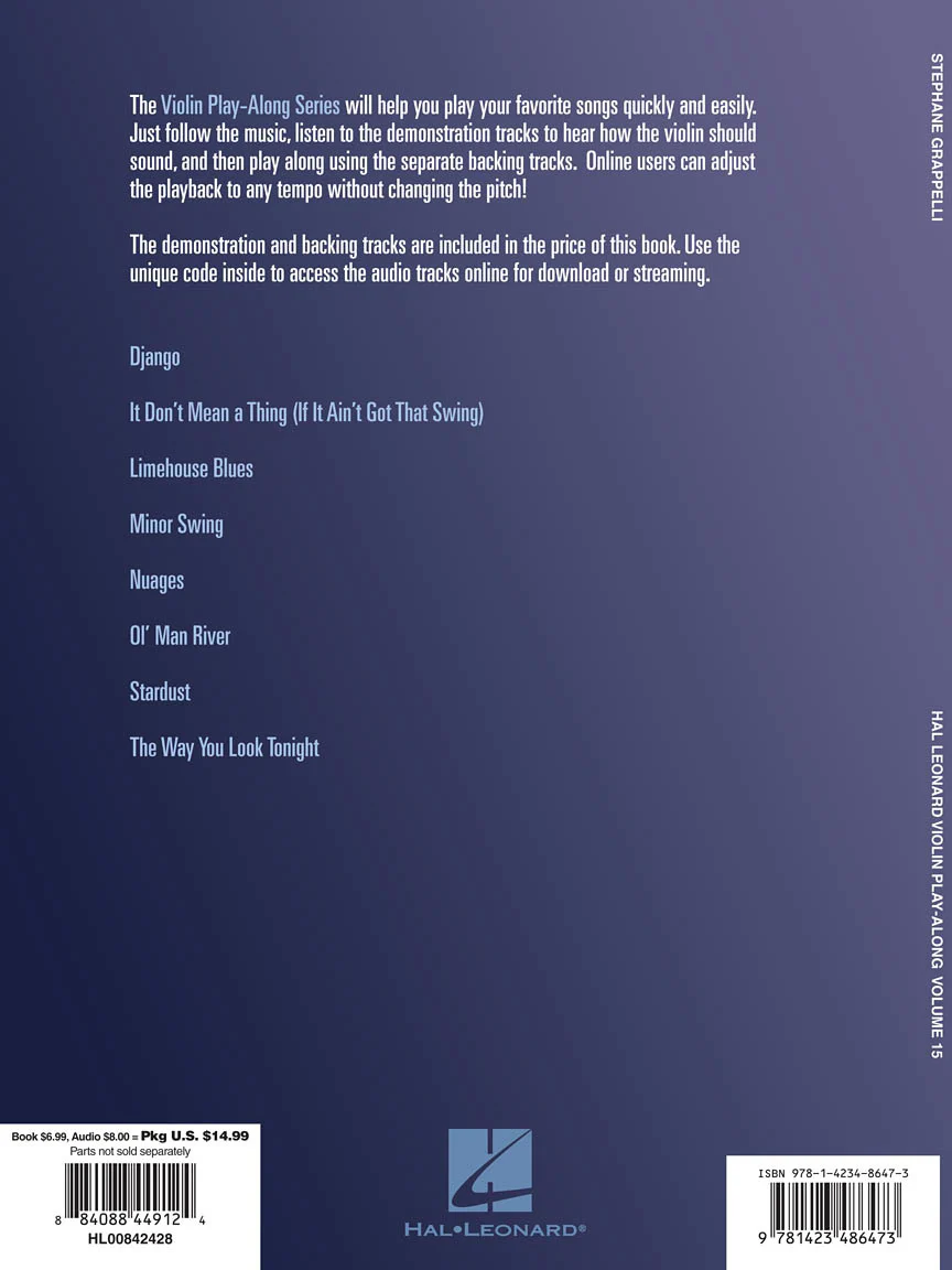 Stéphane Grappelli, Violin Play-Along Vol. 15 - Image 2