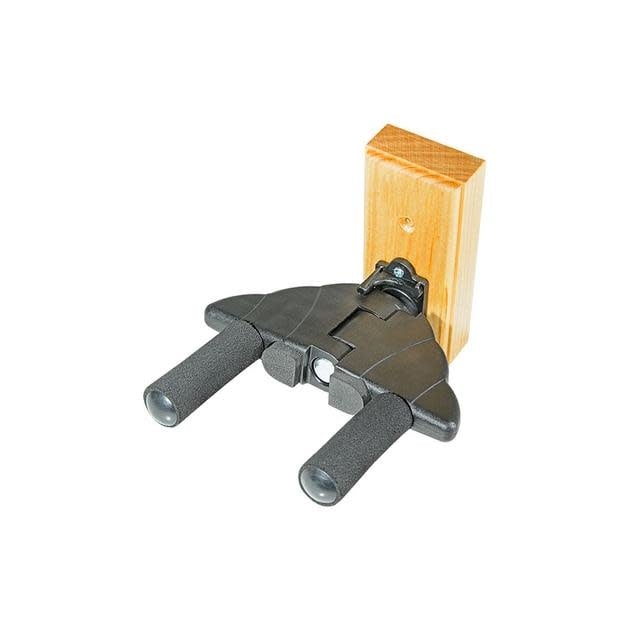 Support Guitare Mural avec Serrage Automatique, Bois Naturel Profile - Image 2