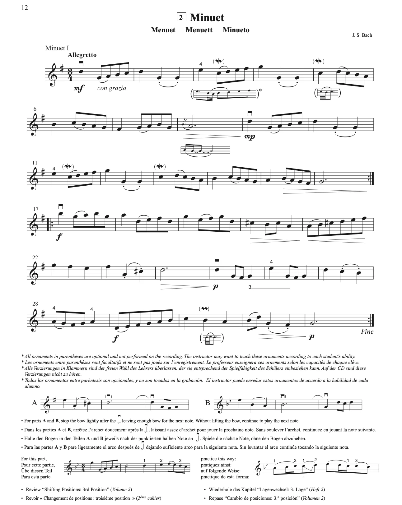 Suzuki Violin School, Vol. 3 (International Edition) - Image 4