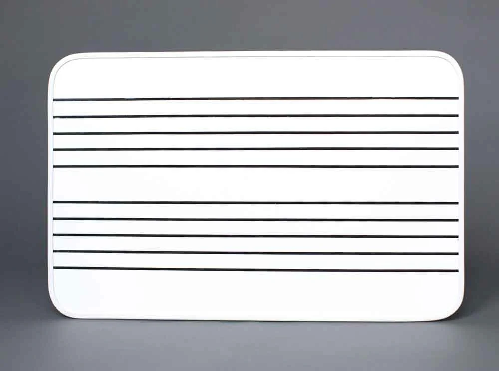 Tableau Blanc Effaçable avec Portées (Unité)