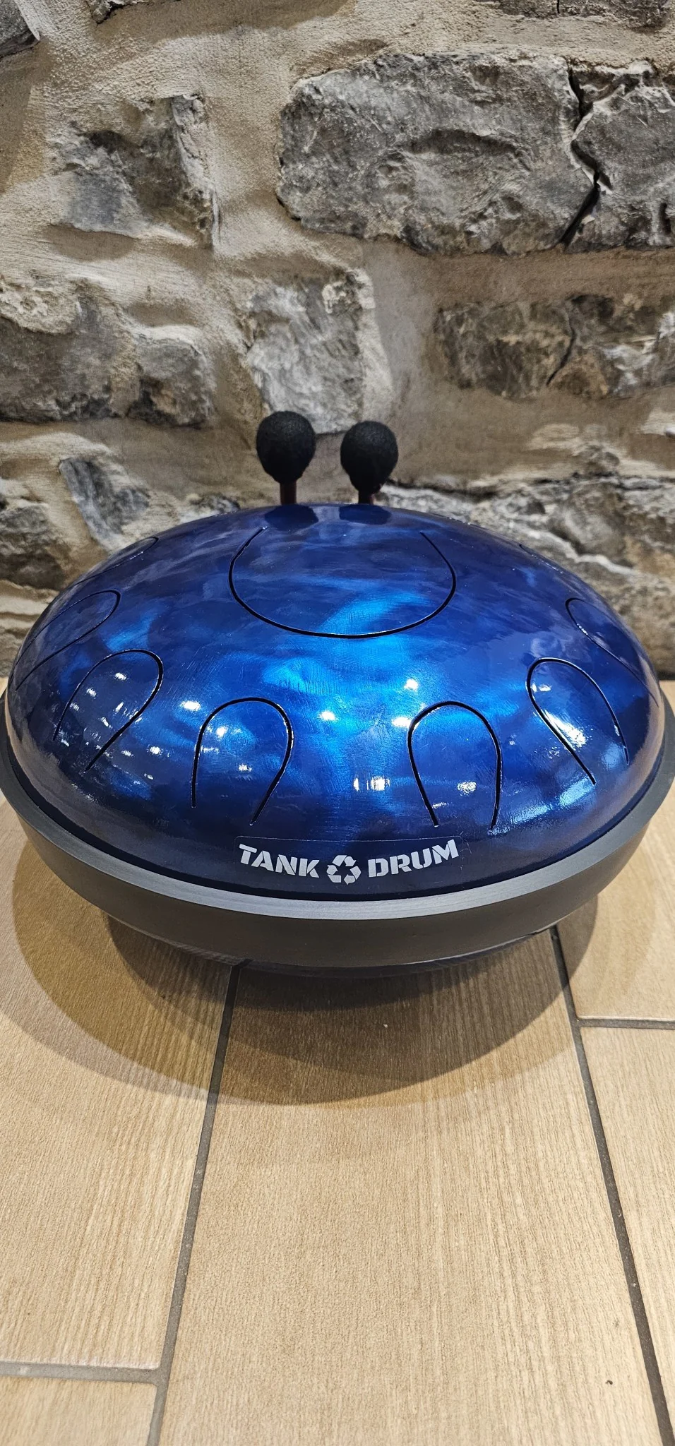 Tank Drum Earth E in Blue