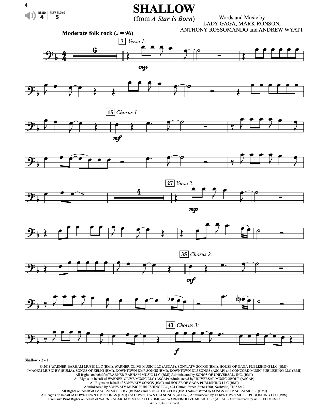 Top Broadway and Movie Songs, Trombone - Image 3