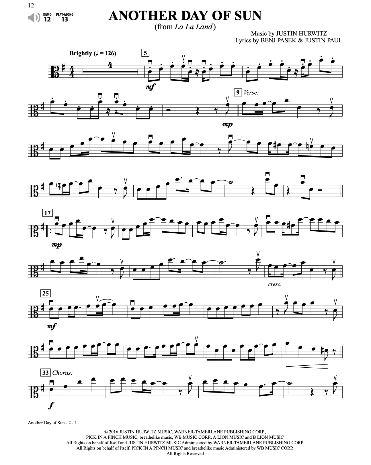 Top Broadway and Movie Songs, Viola - Image 5