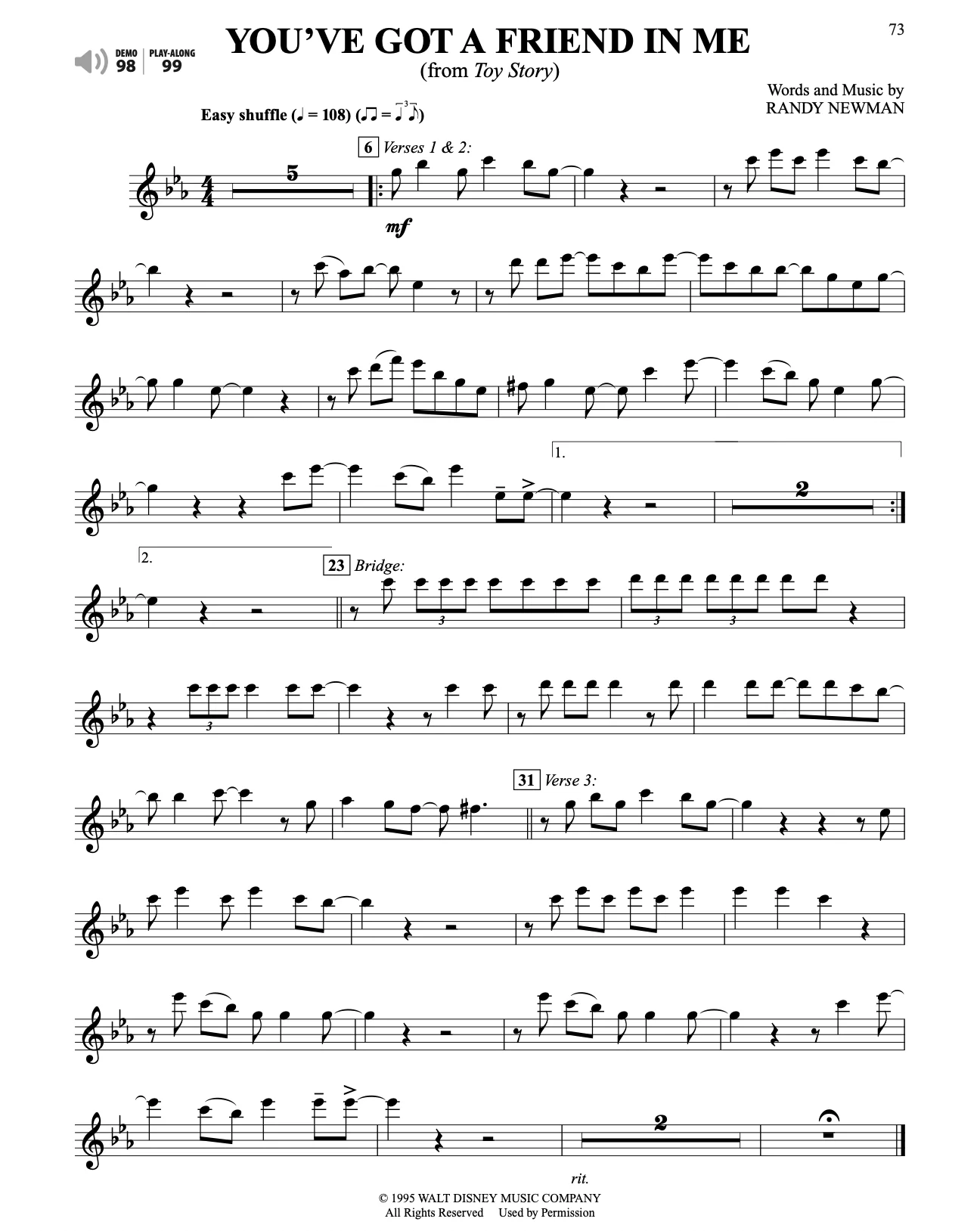 Top Hits from TV, Movies & Musicals Instrumental Solos, Flûte - Image 5