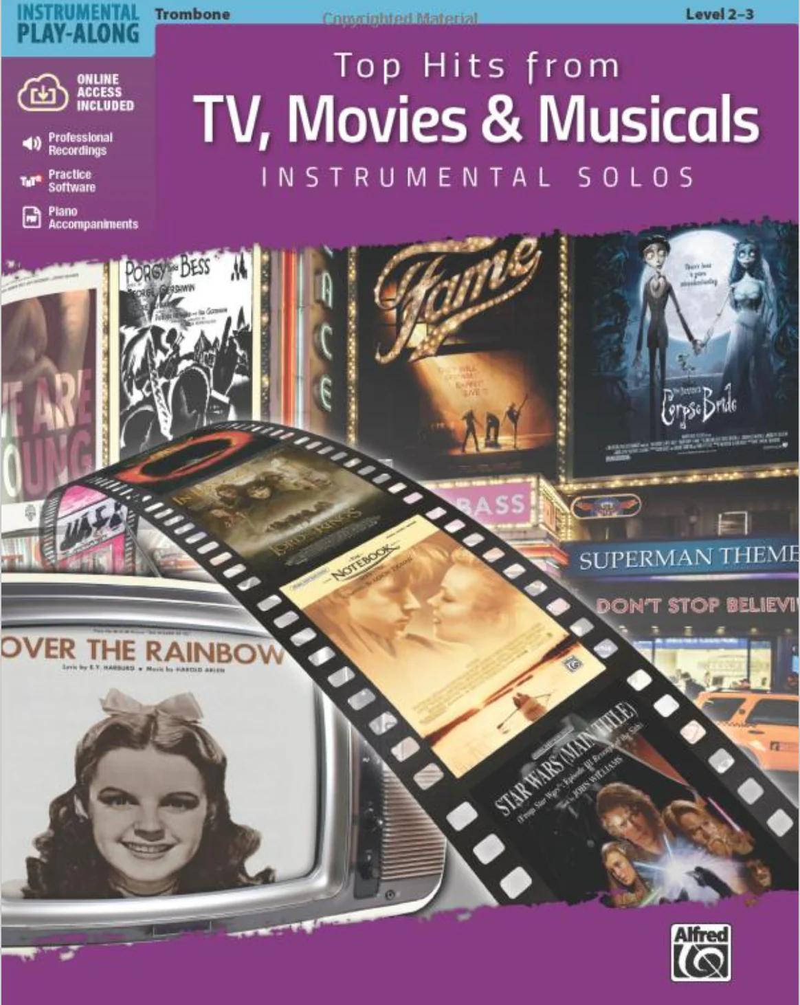 Top Hits from TV, Movies & Musicals Instrumental Solos, Trombone