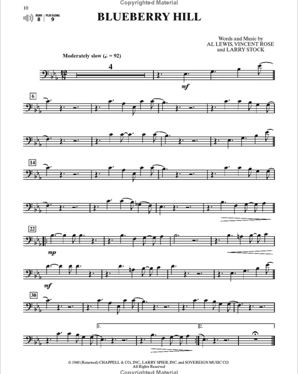 Top Hits from TV, Movies & Musicals Instrumental Solos, Trombone - Image 10
