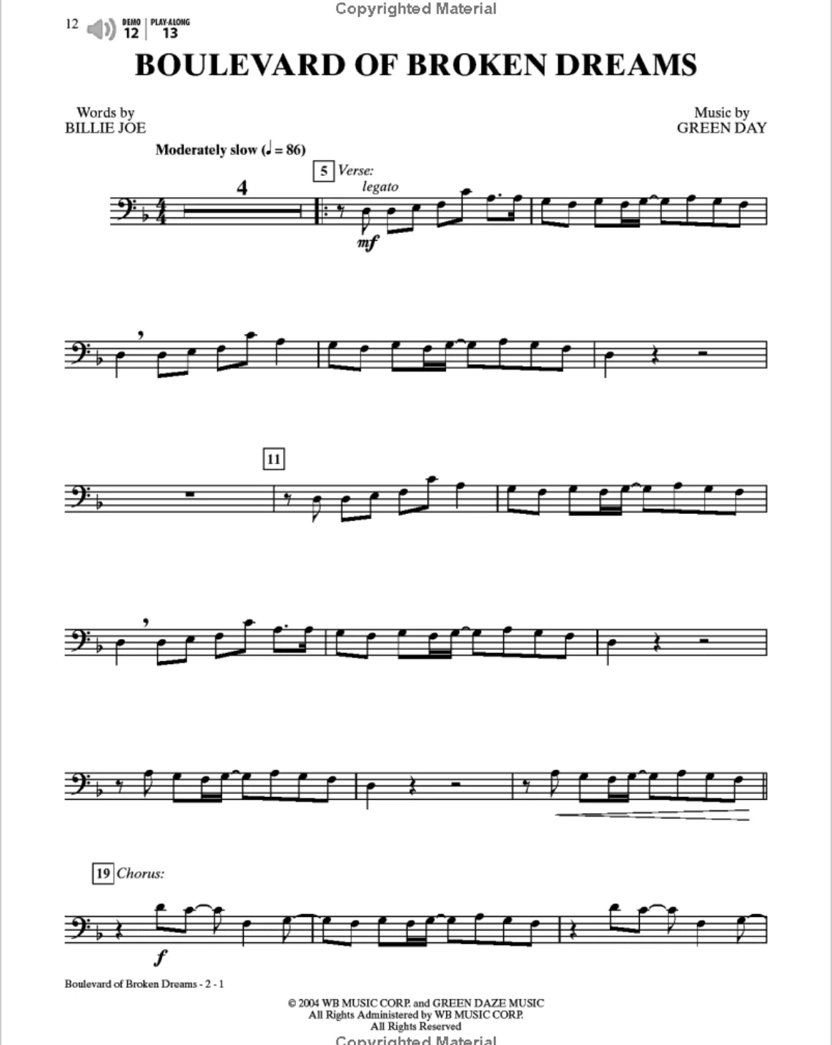 Top Hits from TV, Movies & Musicals Instrumental Solos, Trombone - Image 12