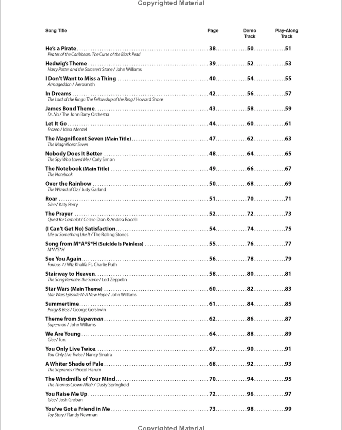 Top Hits from TV, Movies & Musicals Instrumental Solos, Trombone - Image 4