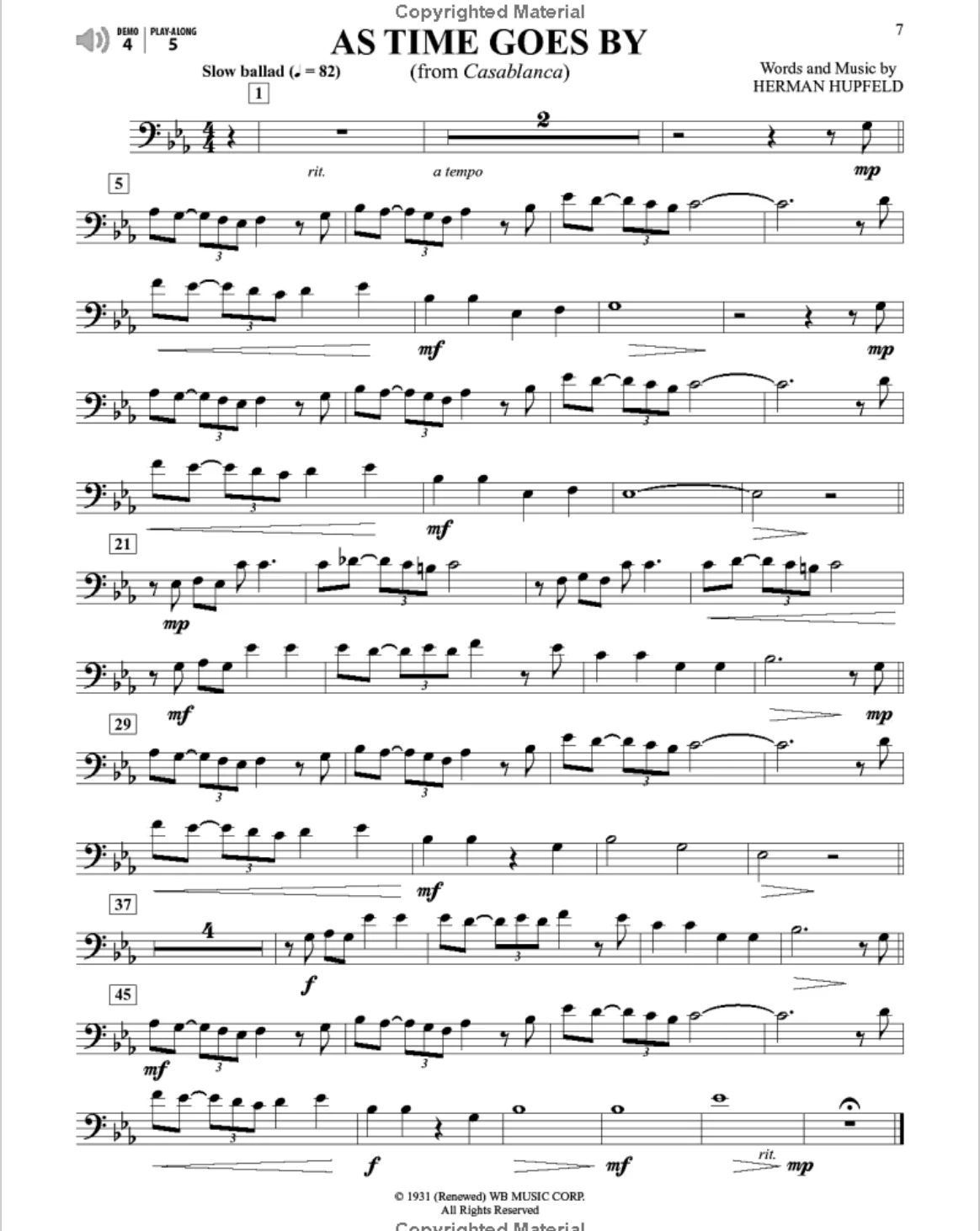Top Hits from TV, Movies & Musicals Instrumental Solos, Trombone - Image 8