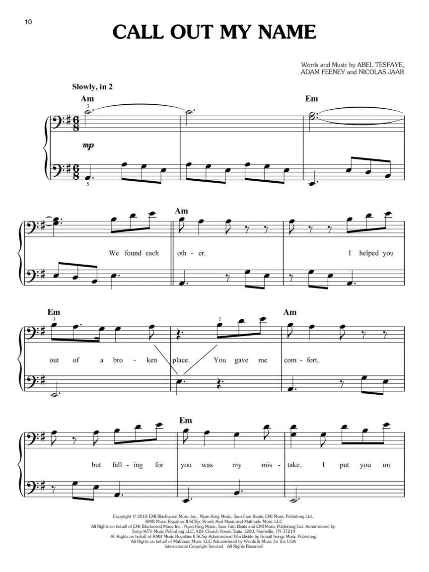 Top Hits of 2018 (Easy Piano) - Image 4