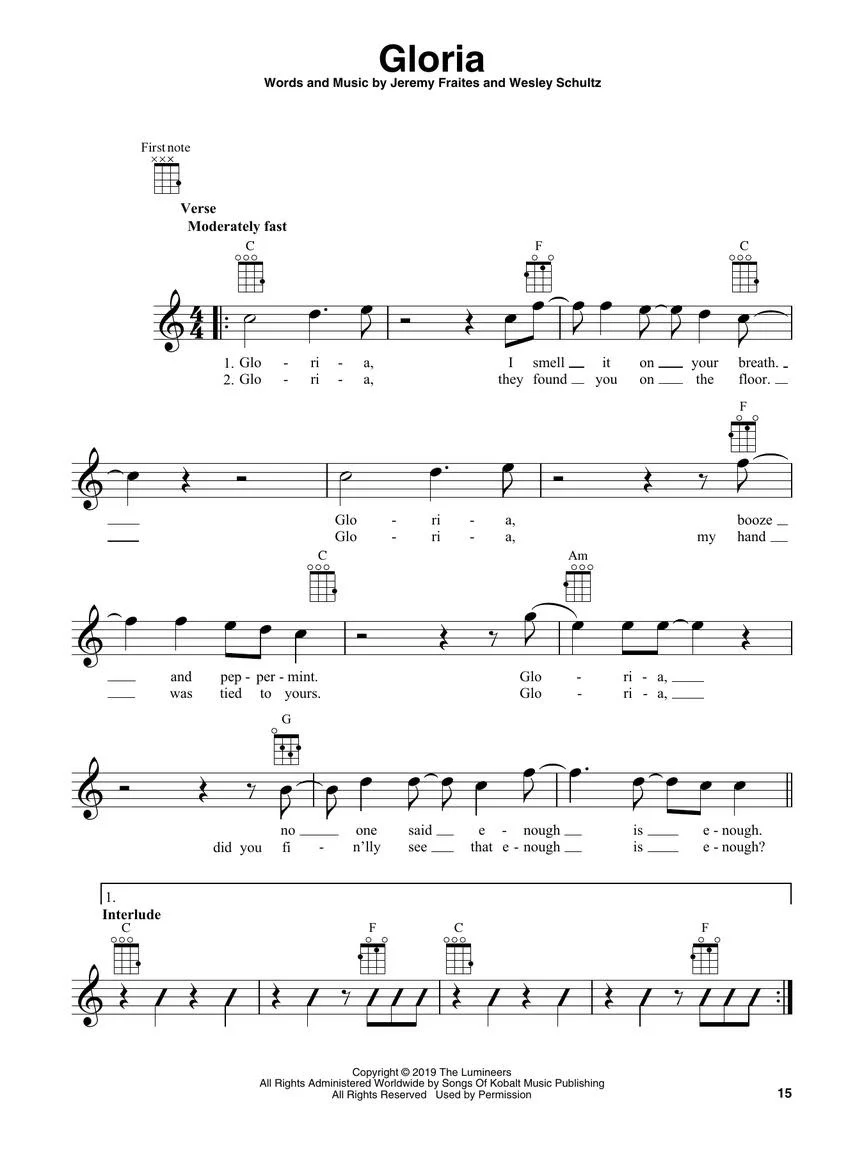 Top Hits of 2019 for Ukulele (20 Hot Singles) - Image 5