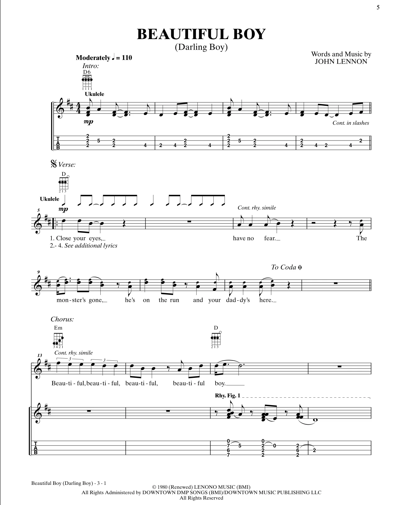 Uke 'An Play John Lennon - Image 4