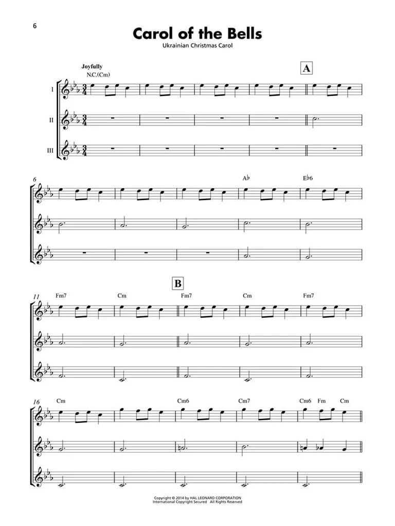 Ukulele Ensemble, Christmas Carols - Image 2