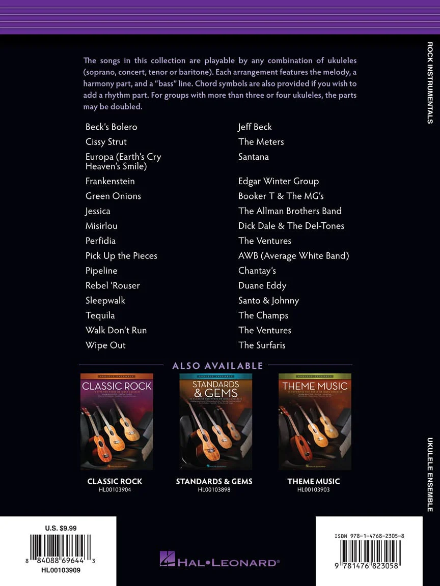 Ukulele Ensemble, Rock Instrumentals - Image 4