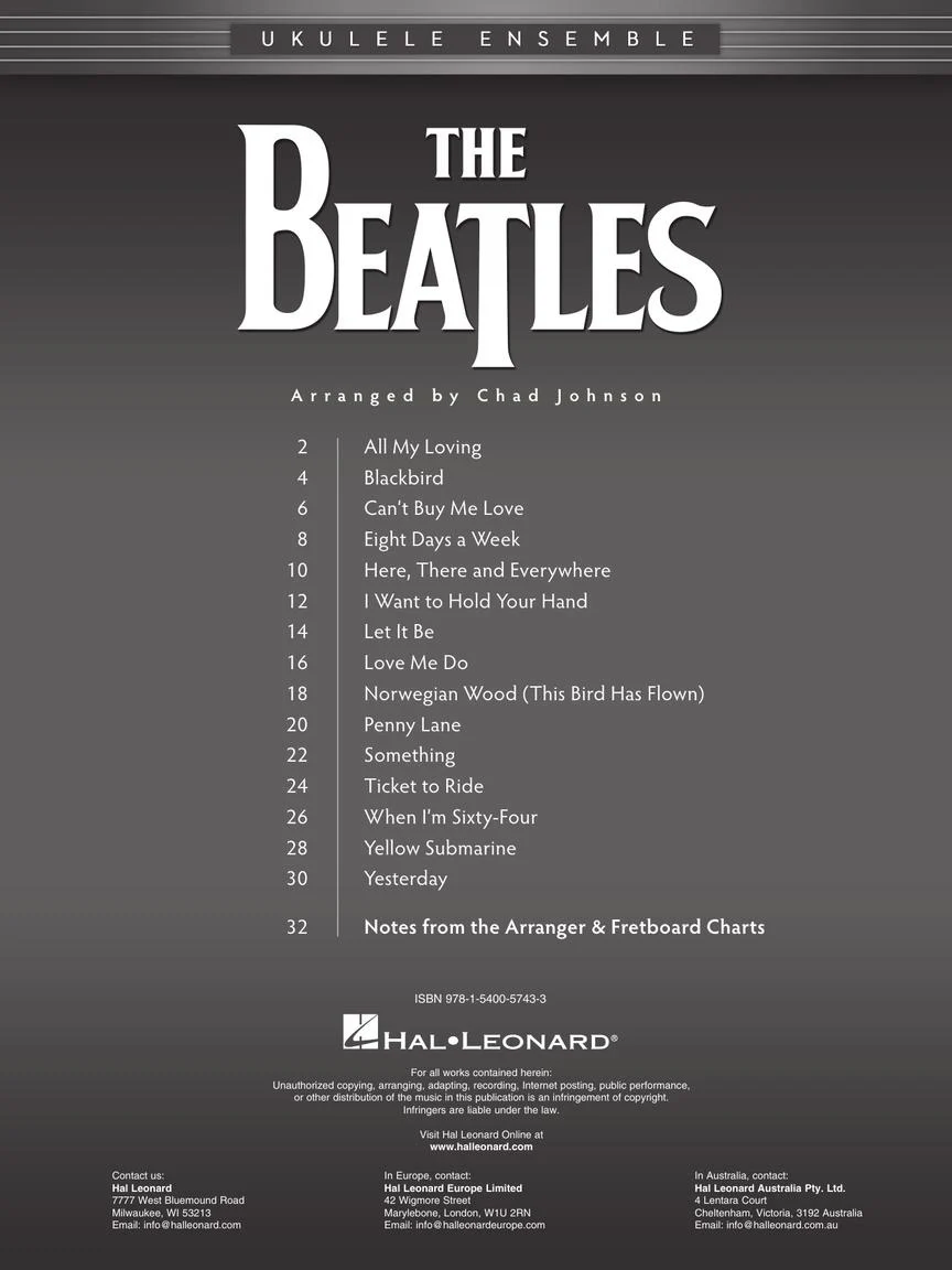 Ukulele Ensemble, The Beatles - Image 2