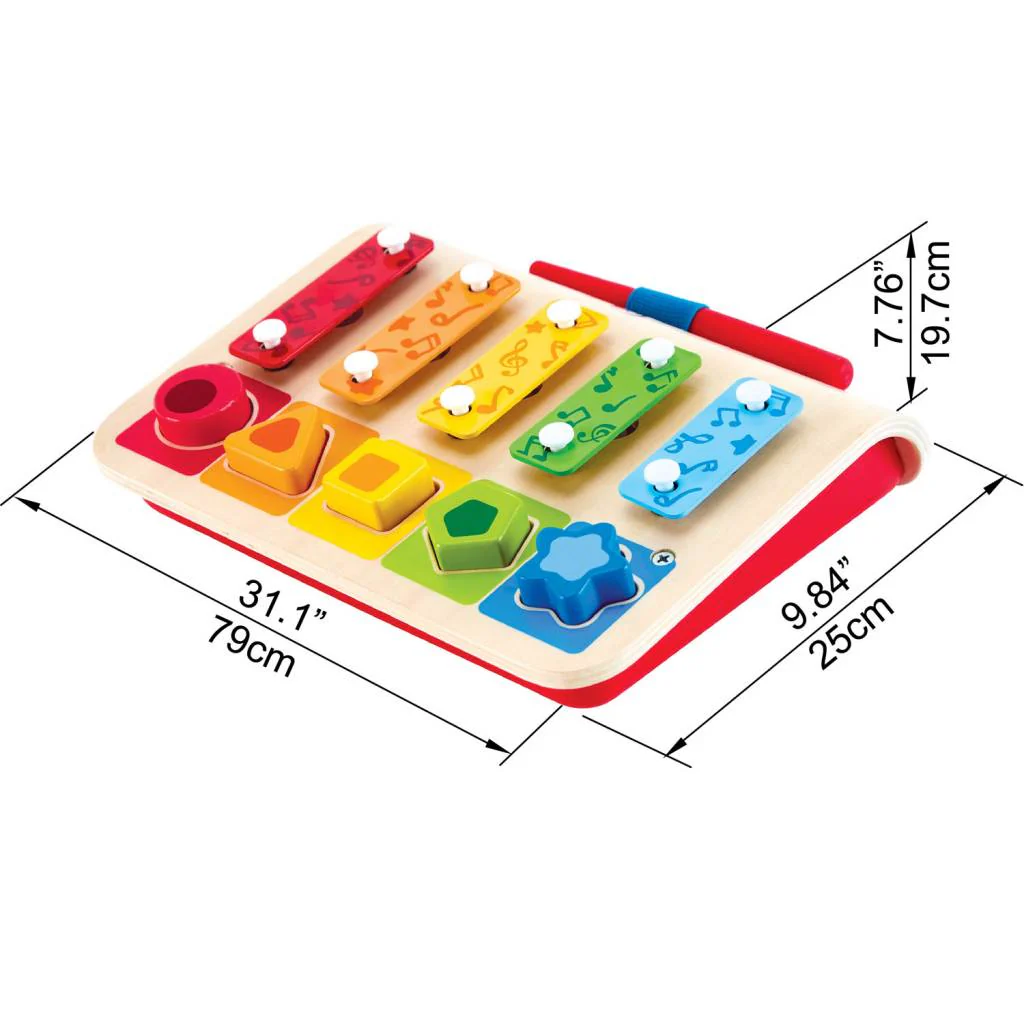 Hape Shape Sorter Xylophone - Image 4